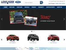Tablet Screenshot of longhornford.com